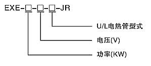 浸入型隔爆加热器 型号